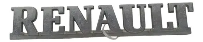 Emblema Renault Clio Sandero Logan 2005 2006 2007 2008 2009 Prateado