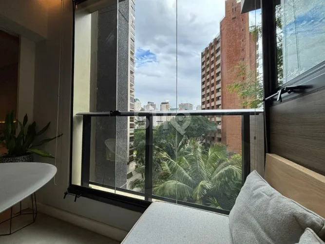 Apartamento à venda em Higienópolis - 40m² mobiliado -1 suíte - terraço - 1 vaga