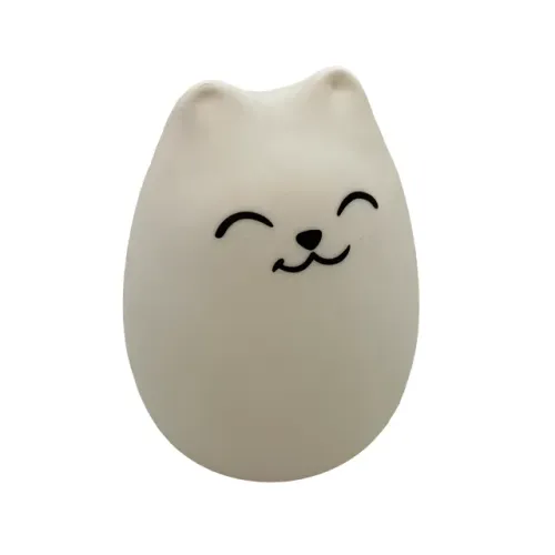 Luminária de Mesa Imaginarium Led Silicone Gatinho - 8 Cores