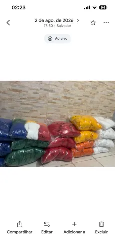 Forros coloridos de malha para cadeiras plásticas(evento)