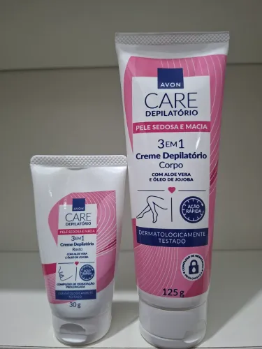 Kit creme depilatorio avon 