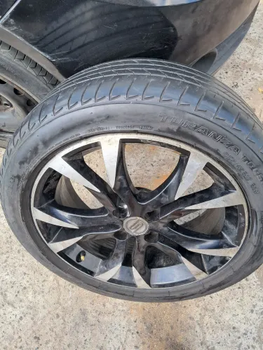RODAS DE LIGA LEVE BLACK PIANO (PRETAS/DIAMANTE) 4 FUROS: HONDA, FIAT, VW, HB 20, RENAULT 