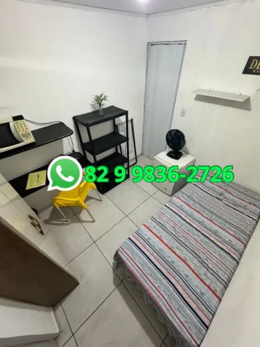 Kitnet suite mobiliado para estudantes em Cruz das Almas 
