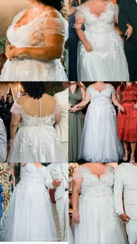 Vestido de noiva Usado uma vez 