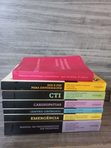 7 livros enfermagem Yendis
