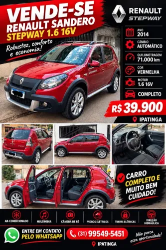 Renault Sandero Stepway Hi-flex 1.6 16V 5P Aut. 2014