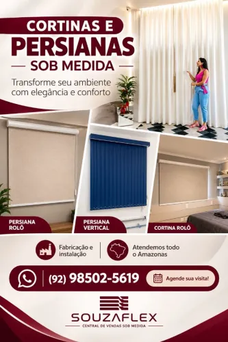 Persiana ou Persianas Sua casa merece o cuidado Souzaflex.