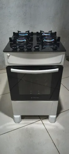 ? FOGÃO ATLAS 4 BOCAS MESA DE VÍDRO ÓTIMO ESTADO
