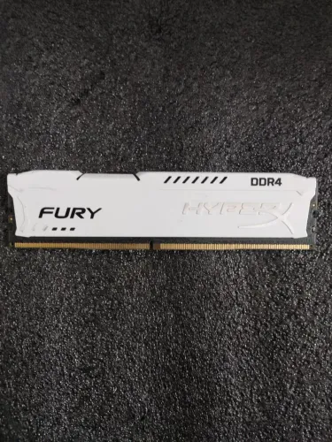 Memória RAM HyperX Fury 8GB DDR4 White (Branca) 3200MHz -