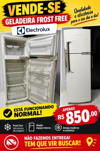 Vendo geladeira Brastemp Frost Free funcionando perfeitamente