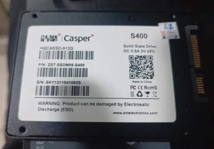 SSD 512 GB já com Windows instalado 347 Reais