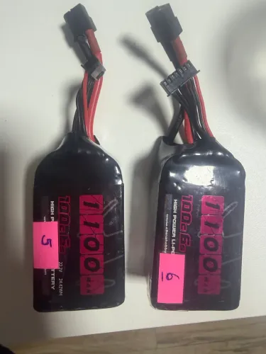 2x Baterias LiPo CNHL 6S 1100mAh 100C (Seminovas)