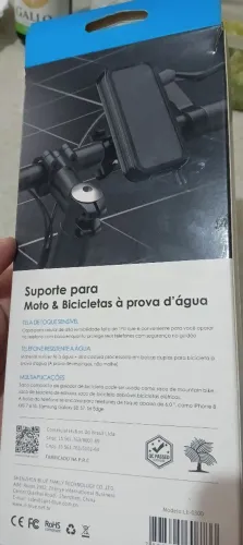Suporte moto e bicicleta impermeável 