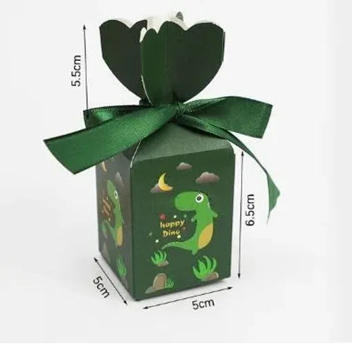 Caixa para bombons em festa de aniversario - tema dinossauros