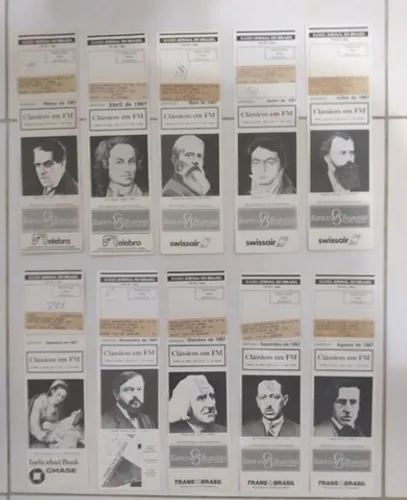 Encartes Antigos Radio Jb Jornal Do Brasil Clássicos Fm 1987