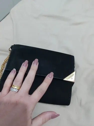 Bolsa dumond preta linda, usada 2 x