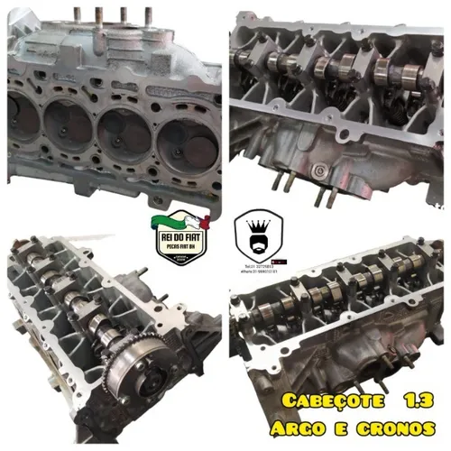 cabeçote 1.3 fiat argo cronos