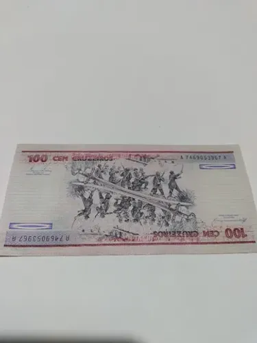 Nota Cédula 100 Cem Cruzeiros 1984 Fe Duque De Caxias
