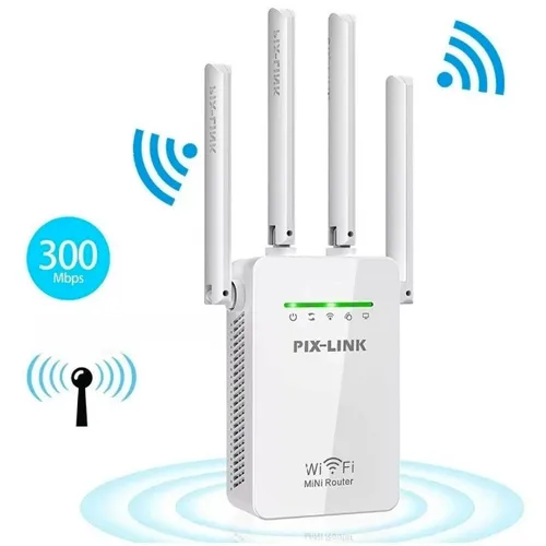 Repetidor Sinal Roteador Wi-fi Wireless 4 Longo Alcance Exbom