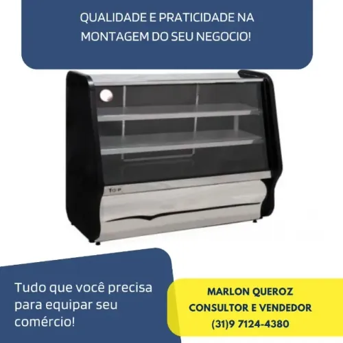 Balcão refrigerado 1,25M Novo Ormifrio 127/220v