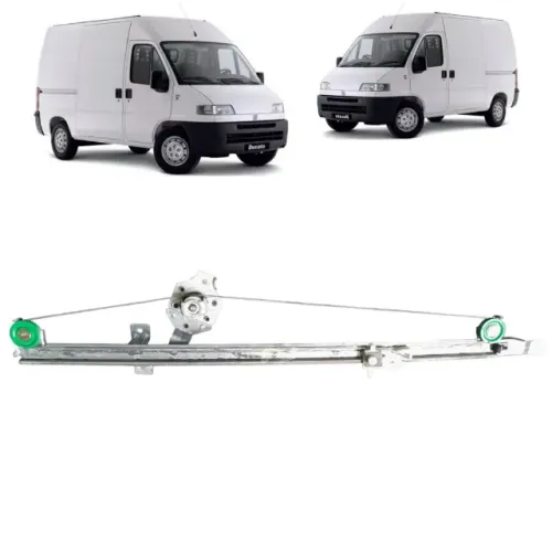 máquina do vidro manual lado direito - Fiat Ducato 1998 até 2005