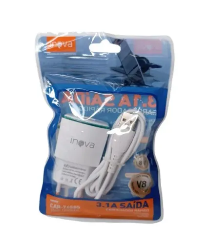 Carregador Celular Inova CAR-7458S 3.1A - COD 625