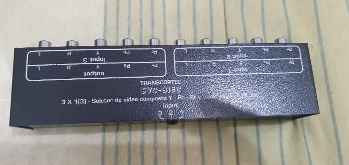 Switch chaveador vídeo componente 3x1
