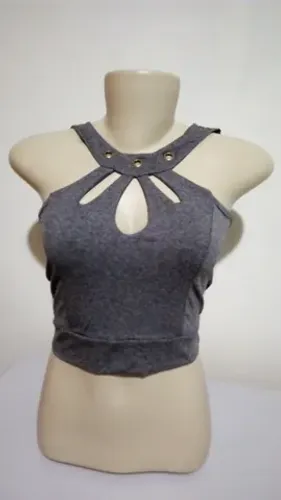 Blusa cropped kit com 6 unidades