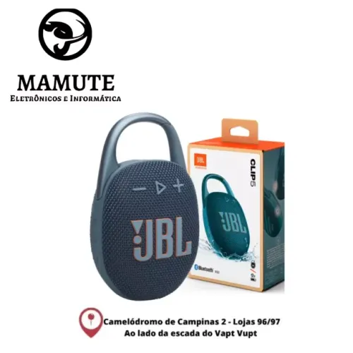 Caixa De Som JbL Clip 5 Portátil  Bluetooth - Várias Cores