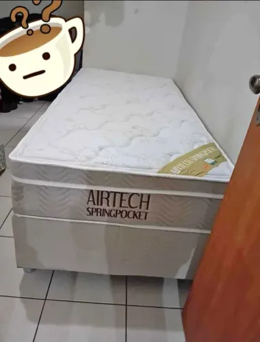 cama box solteiro molas ensacadas
