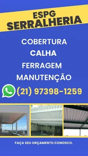 Cobertura calha e ferragem. manutenção telhado