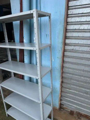 Estante de Metal Cinza 6 Prateleiras
