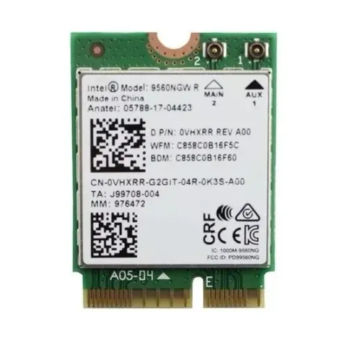 Placa Wireless Dual Band Ac Bluetooth 5.1 Intel 9560ngw