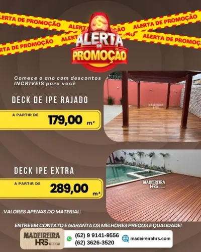 Deck Ipê Rajado Promoção Imperdível