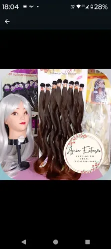 Telas de cabelo morena iluminada 