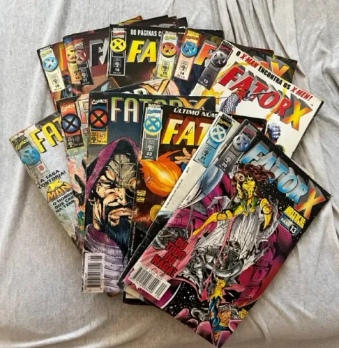 lote revistas hqs fator x