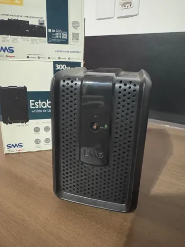 Estabilizador para PC 300va 4 Tomadas 115v SMS