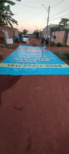 Lonas de náilon retiradas de outdoor pra tanque de peixe coberturas Leia a descrição 