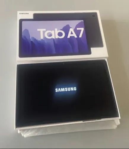 Tablet Samsung Galaxy 10.4" 64GB na caixa com nota