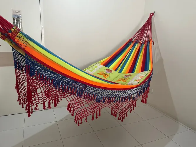 Rede super King arco íris 