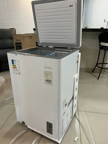 Freezer Horizontal Midea 100 litros 10 Anos de Garantia