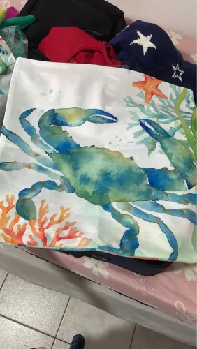 Capa de Almofada Decorativa - Tema Marinho