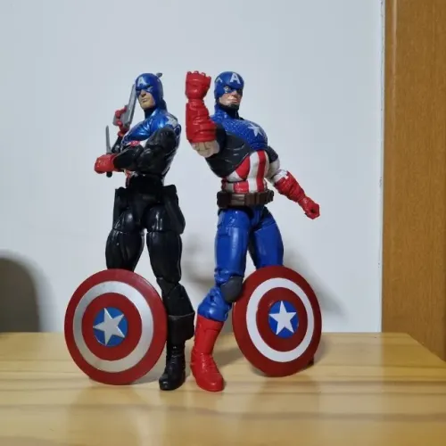 Capitão América Steve Rogers & Bucky Barnes Marvel Legends