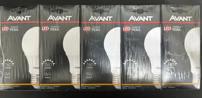 Lâmpadas LED Avant 9W - Novo, lacrado!