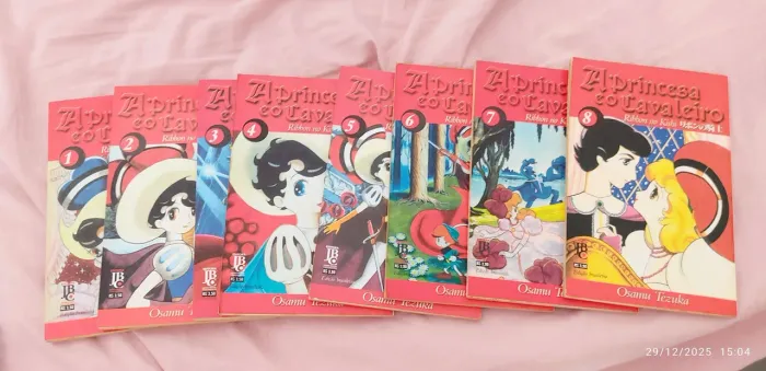 Coleção completa mangá A Princesa e o Cavaleiro R$100