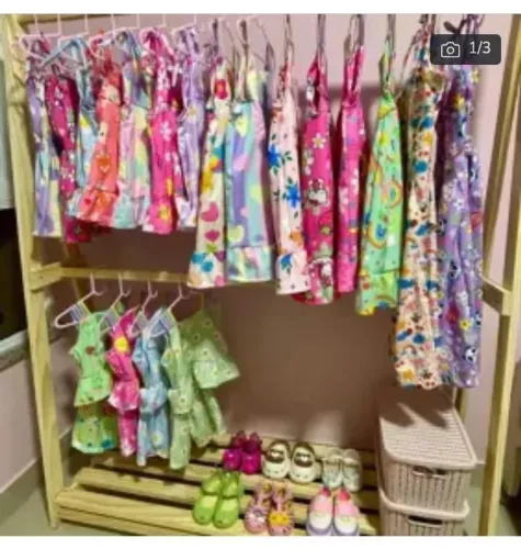 Arará de roupa pra organizar suas roupas de cabideiro