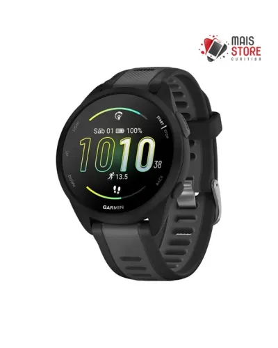Relógio Garmin Forerunner 165 Music- Black/Slate Gray -010-02863-30 (Novo/Lacrado)