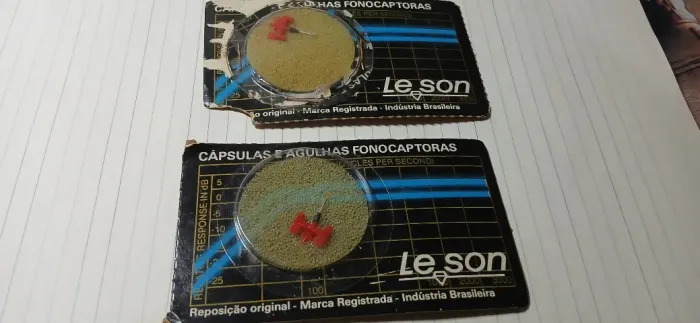 Kit Agulhas para toca discos Leson modelo 1001 Safira