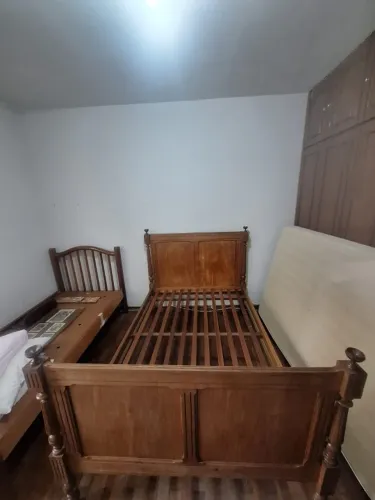 CAMA CASAL ANTIGA EM MADEIRA