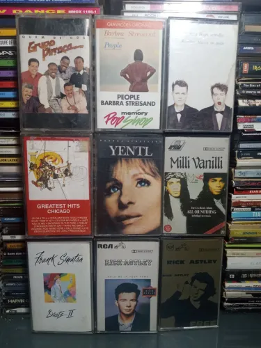 FITAS K7 CASSETE ORIGINAIS VARIADOS ESTILOS 